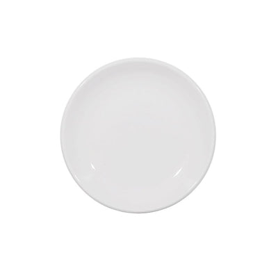 Furtino England Sphere 15cm (6'') White Porcelain Flat Plate - HorecaStore