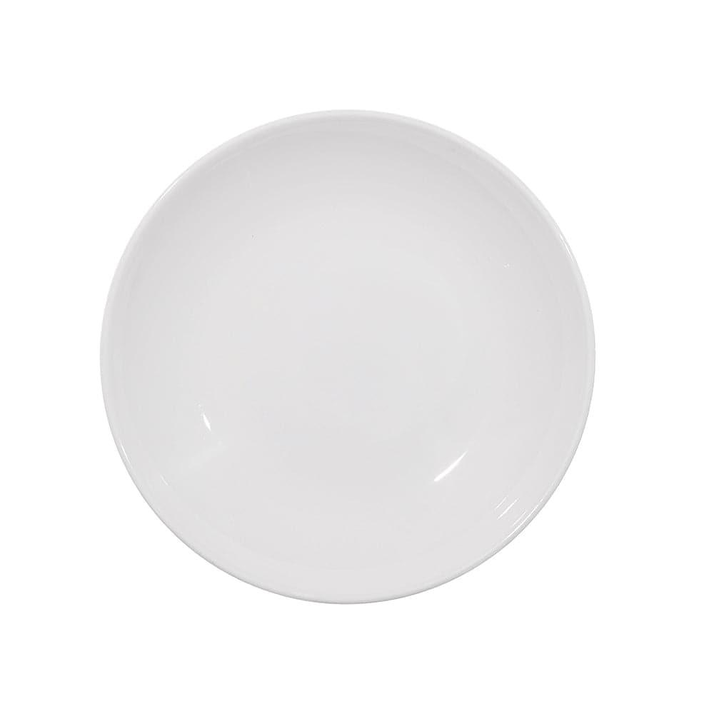 Furtino England Sphere 28cm (11'') White Porcelain Flat Plate - HorecaStore