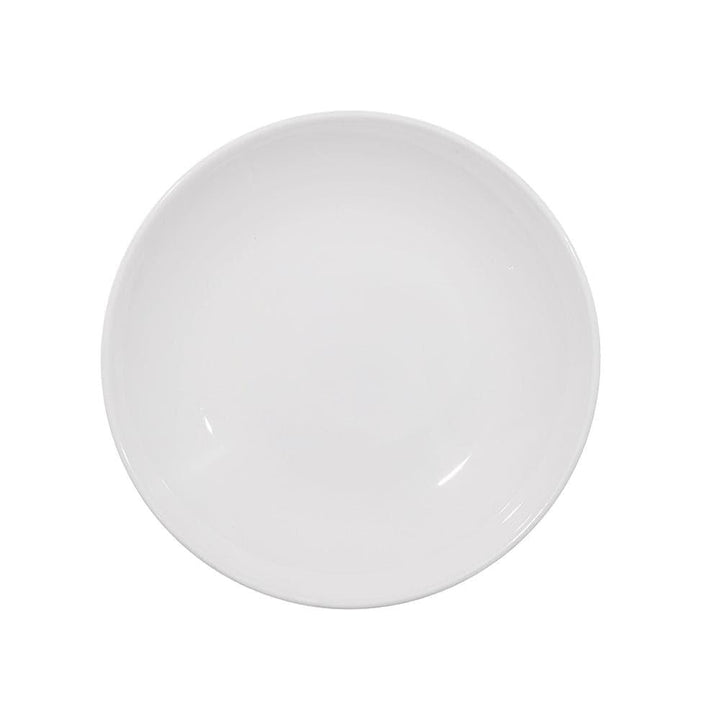 Furtino England Sphere 28cm (11'') White Porcelain Flat Plate - HorecaStore