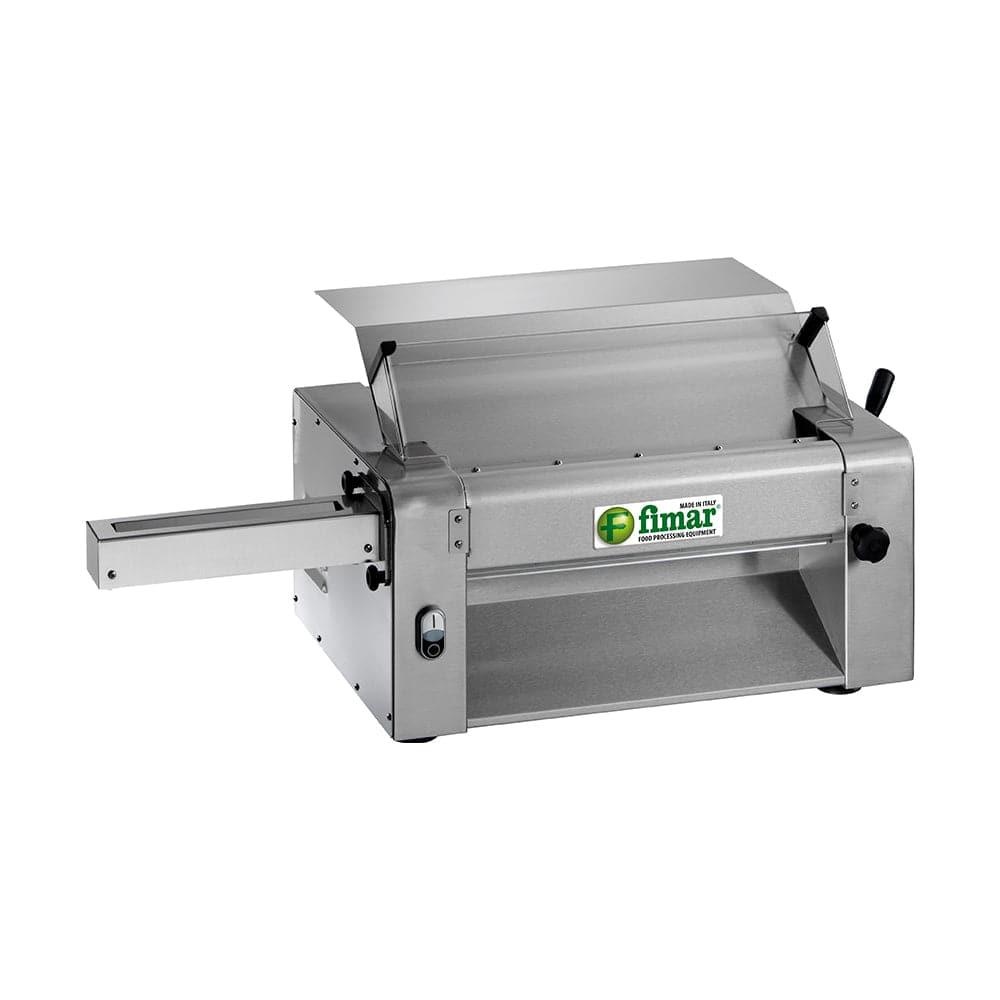 Fimar Stainless Steel Electric 370W SFSI32040050T, Pasta And Pizza Dough Roller Machine 3 Phase, 58 X 48 X 40 cm   HorecaStore