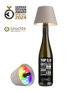 Sompex Top 2.0 Bottle Table Lamp (Matte finish), Sand