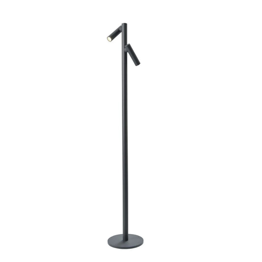 Sompex Tubo Standing Lamp (H 120 cm), Anthracite, Double