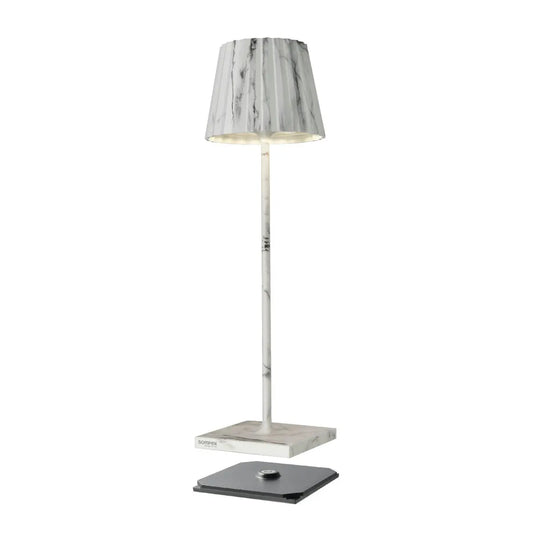 Sompex Troll 2.0 Table Lamp (Matte finish), White Marble