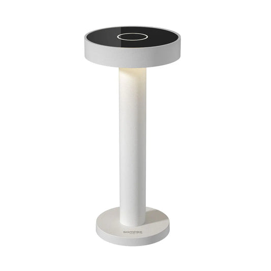 Sompex Boro table lamp, matte finish, White