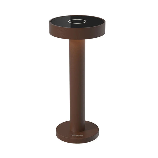 Sompex Boro table lamp, matte finish, Rust