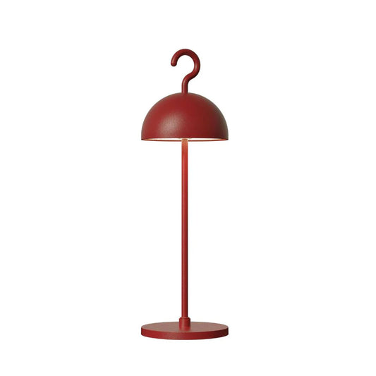 Sompex Hook table lamp, H36 cm, Red