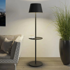 Sompex Garcon outdoor floor lamp, matte finish H105 cm, Black