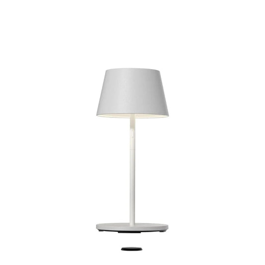 Sompex Garcon outdoor floor lamp, matte finish H105 cm, White