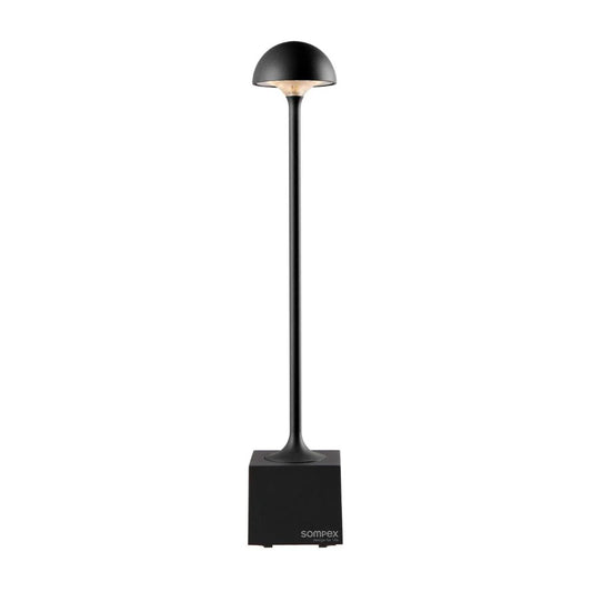 Sompex Flora table lamp, matte finish H29.5 cm, Black