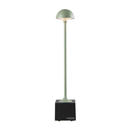 Sompex Flora table lamp, matte finish H29.5 cm, Olive Green