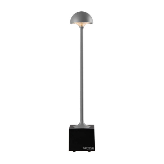 Sompex Flora table lamp, matte finish H29.5 cm, Grey