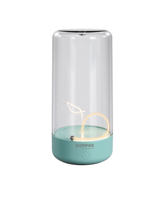 Sompex Pulse table lamp H14.5 cm, Turquoise