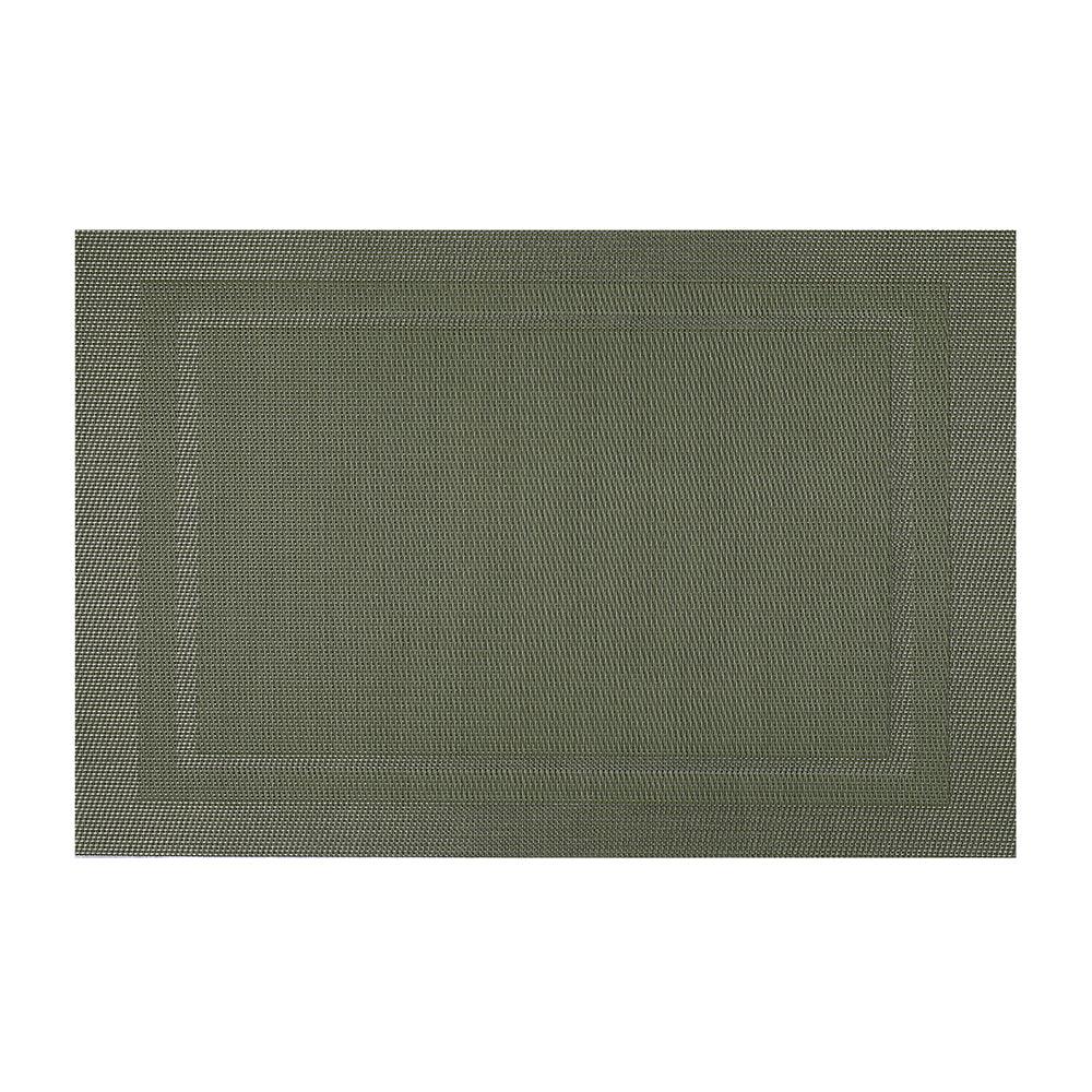 THS 951.247 Poly Vinyl Placemat Green 30.5 X 45.7 cm, Pack of 10