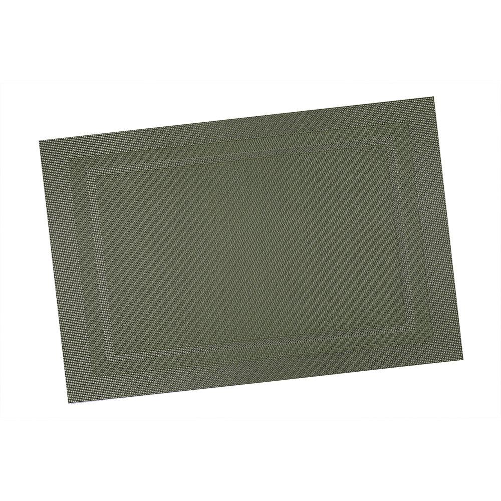 THS 951.247 Poly Vinyl Placemat Green 30.5 X 45.7 cm, Pack of 10