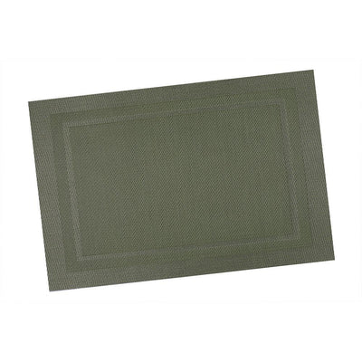 THS 951.247 Poly Vinyl Placemat Green 30.5 X 45.7 cm, Pack of 10 - HorecaStore