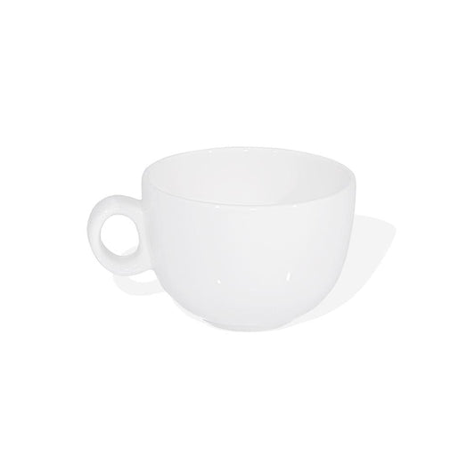 Furtino England Sphere 20cl (7oz) White Porcelain Tea Cup - HorecaStore