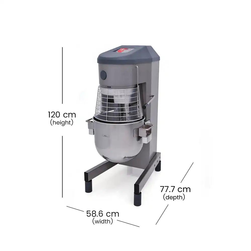 Sammic BE-40 Planetary Mixer 3-Phase Motor Bowl Capacity 40 Liters 1400W - HorecaStore