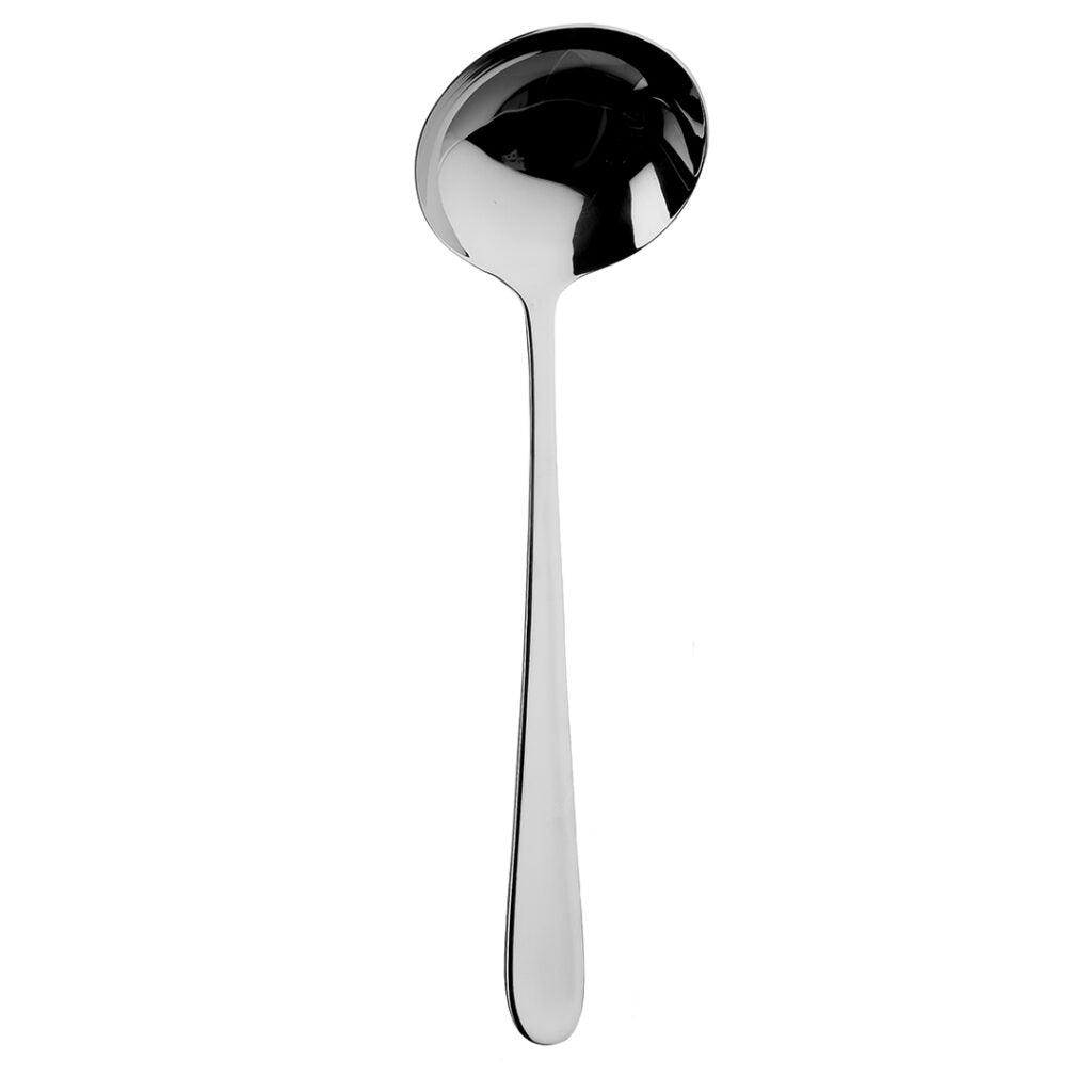 Sola Florence Soup Ladle Silver 18/10 Stainless Steel 30mm, Length 302mm - Pack Of 12