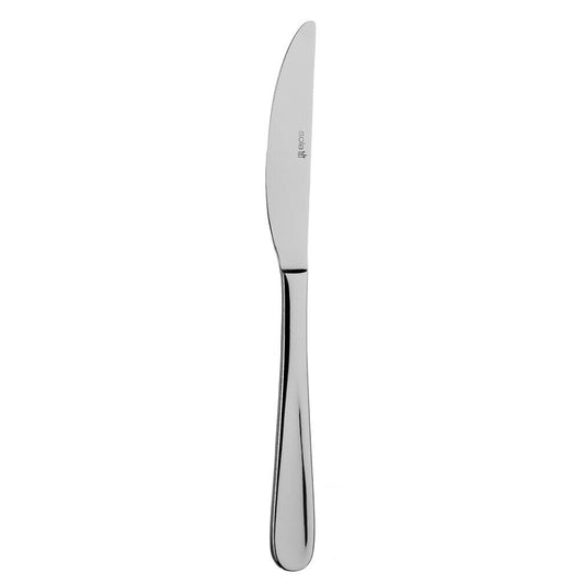 Sola Florence Table Knife Silver 18/10 Stainless Steel 75mm, Length 231mm - Pack Of 12