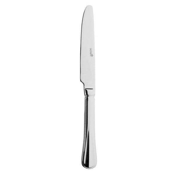 Sola Hollands Glad Dessert Knife Silver 18/10 Stainless Steel 8.5mm, Length 222mm - Pack Of 12