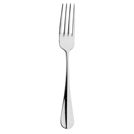 Sola Hollands Glad Table Fork Silver 18/10 Stainless Steel 3.5mm, Length 205mm - Pack Of 12