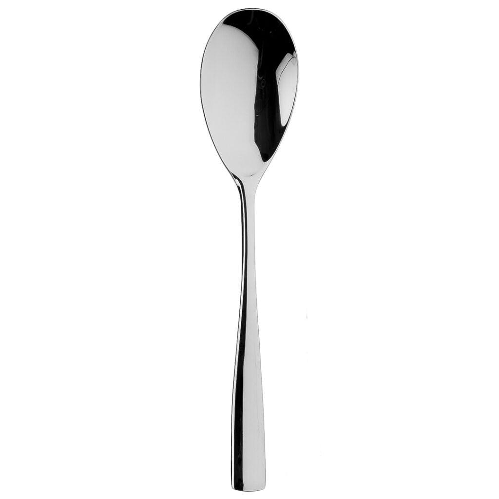 Sola Lotus Dessert Spoon Silver 18/10 Stainless Steel 3mm, Length 189mm - Pack of 12