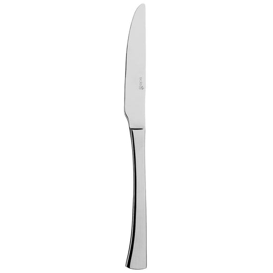 Sola Lotus Steak Knife Silver 18/10 Stainless Steel 8.5mm, Length 235mm - Pack of 12