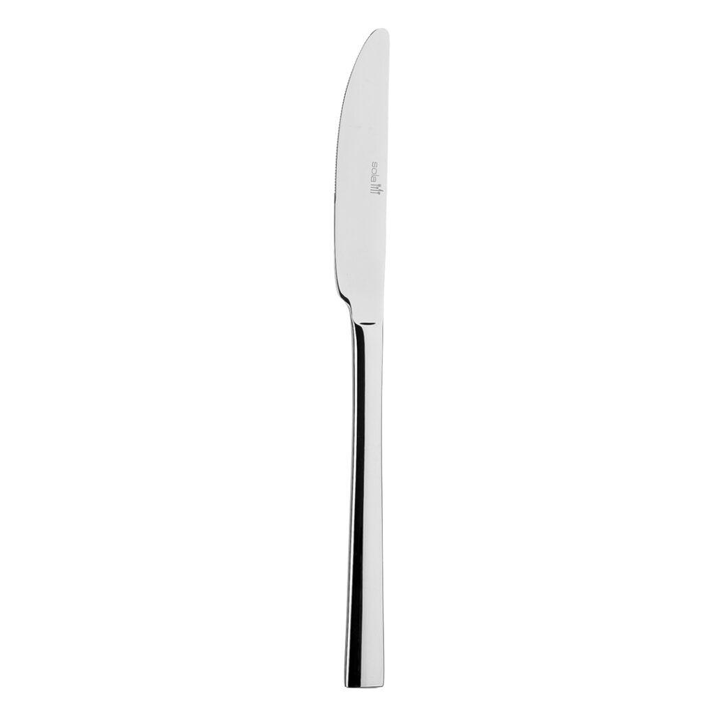 Sola Luxor Table Knife Silver 18/10 Stainless Steel 8mm, Length 237mm - Pack of 12