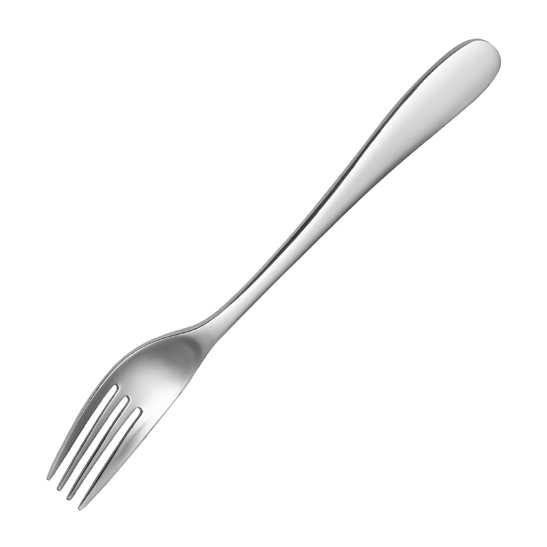 Sola Oasis Cake Fork Silver 18/10 Stainless Steel 3mm, Length 150mm - Pack of 12