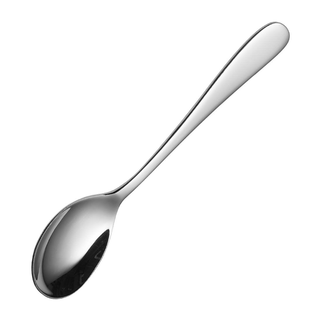 Sola Oasis Dessert Spoon Silver 18/10 Stainless Steel 3.5mm, Length 195mm - Pack of 12