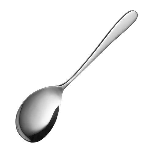Sola Oasis Serving Spoon Silver 18/10 Stainless Steel 4mm, Length 232mm - Pack of 12