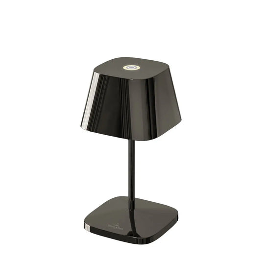 Villeroy & Boch Neapel 2.0 table lamp, H20 cm, glossy finish, Space Grey, Single Light