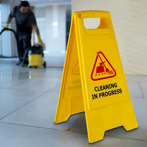 THS AF03046 Caution Cleaning In Progress Sign Board