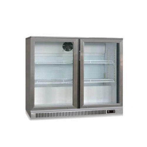 THS BC02SP Bar Cooler With Two Hinged Doors, Capacity 208 Liters 145 W, 92 x 51 x 89.5 cm