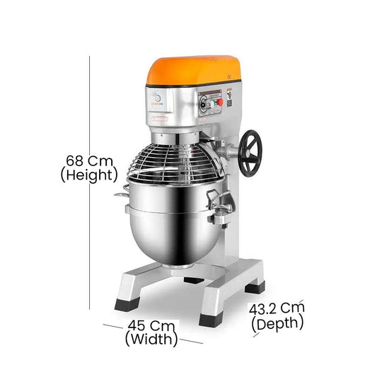 THS BT 10 Food Mixer, Capacity 10 L 550 W, 45 x 43.2 x 68 cm - HorecaStore