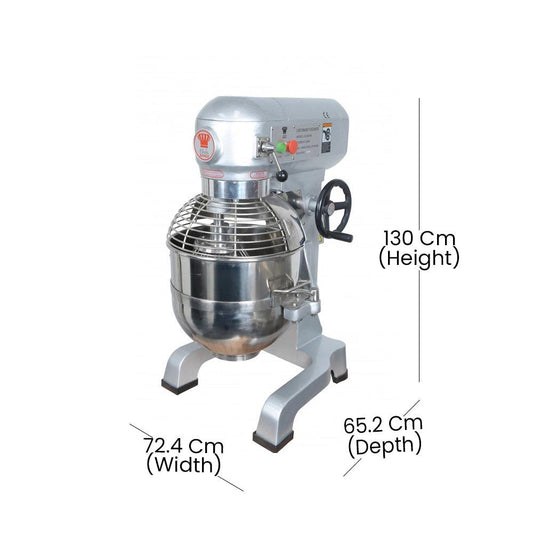THS BT 60 Food Mixer, Capacity 60 L 2.2 kW, 72.4 x 65.2 x 130 cm - HorecaStore