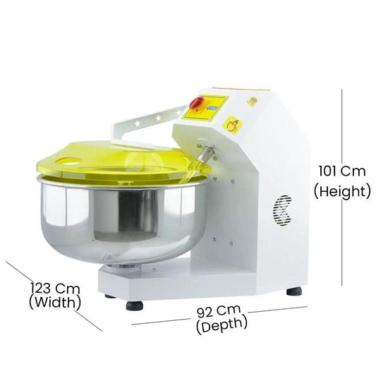 THS HHY-100T Dough Kneading Machine, Flour Capacity 100 kg 1.50 kW, 123 x 92 x 101 cm - HorecaStore