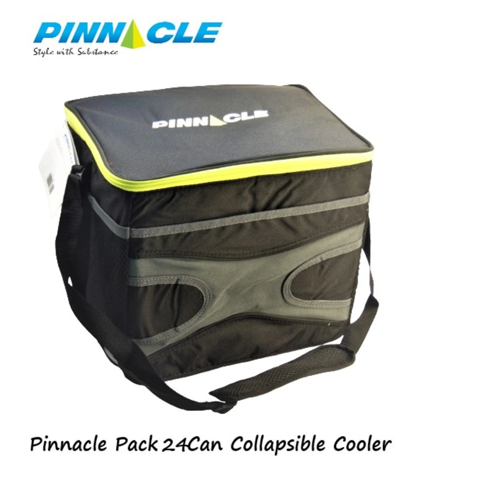 PINNACLE TPX5504 COLLAPSIBLE COOLER BAG - 36 CANS - BLACK COLOR