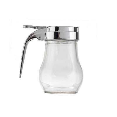 Tablecraft 406 Teardrop Syrup Dispenser With Chrome Top 4