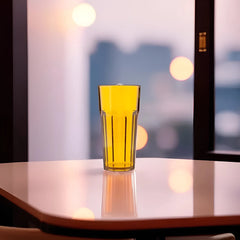 Tribeca Premium Polycarbonate Pc Clear Amber  Tumbler 360 ml, BOX QUANTITY 60 PCS