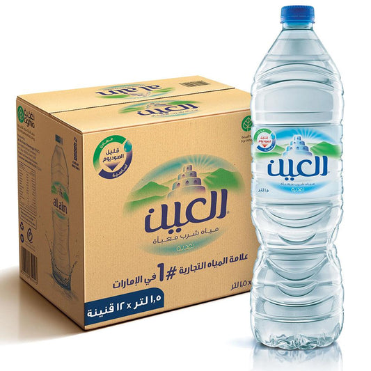Al Ain Drinking Water 12 x 1.50 Liter   HorecaStore