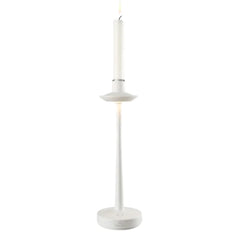 Villeroy & Boch Aarhus table lamp with candle holder, H30 cm, White, Single Light