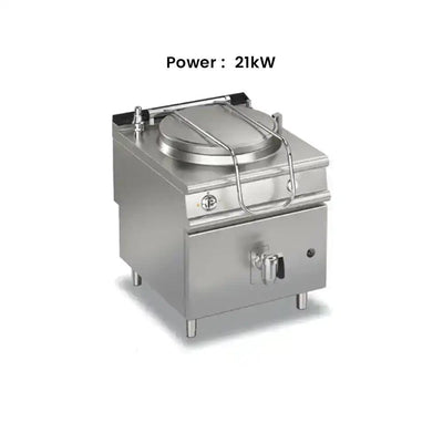 Baron 90PF/EI150 Indirect Heating Electric Boiling Pan 150 L, Power 21 kW - HorecaStore