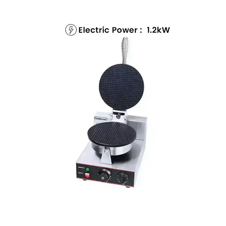 THS HCB-1 Electric Single Head Waffle Maker, Power 1.2 KW - HorecaStore