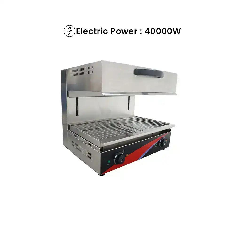 THS OK-600 Stainless Steel Electric 40000W Lift Salamander - HorecaStore