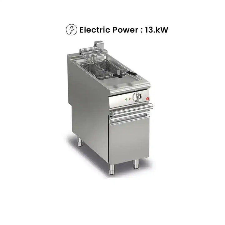 Baron Q90FRI/E415 Large Deep Electric Fryer With 1 Basket 15 Liter, Power 13 kW 3 Phase - HorecaStore