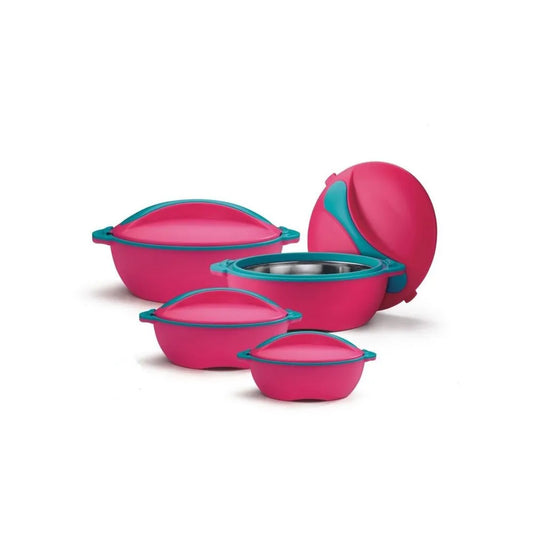 WINSOR WPI1102-P PICASSO CASSEROLE 4PC SET PINK