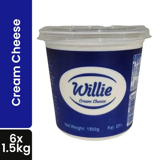 Willie Cream Cheese 25% Fat 6 x 1.5 kg
