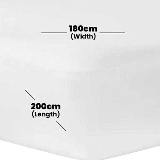 Allerzip Waterproof Smooth Mattress Encasement Super King 180 x 200 cm