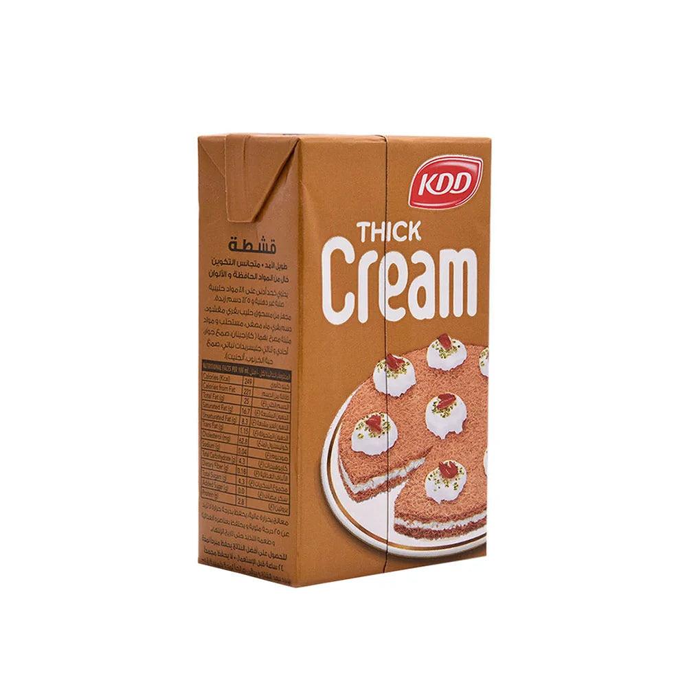 KDD Liquid Thick Cream 12 x 1 Liter   HorecaStore